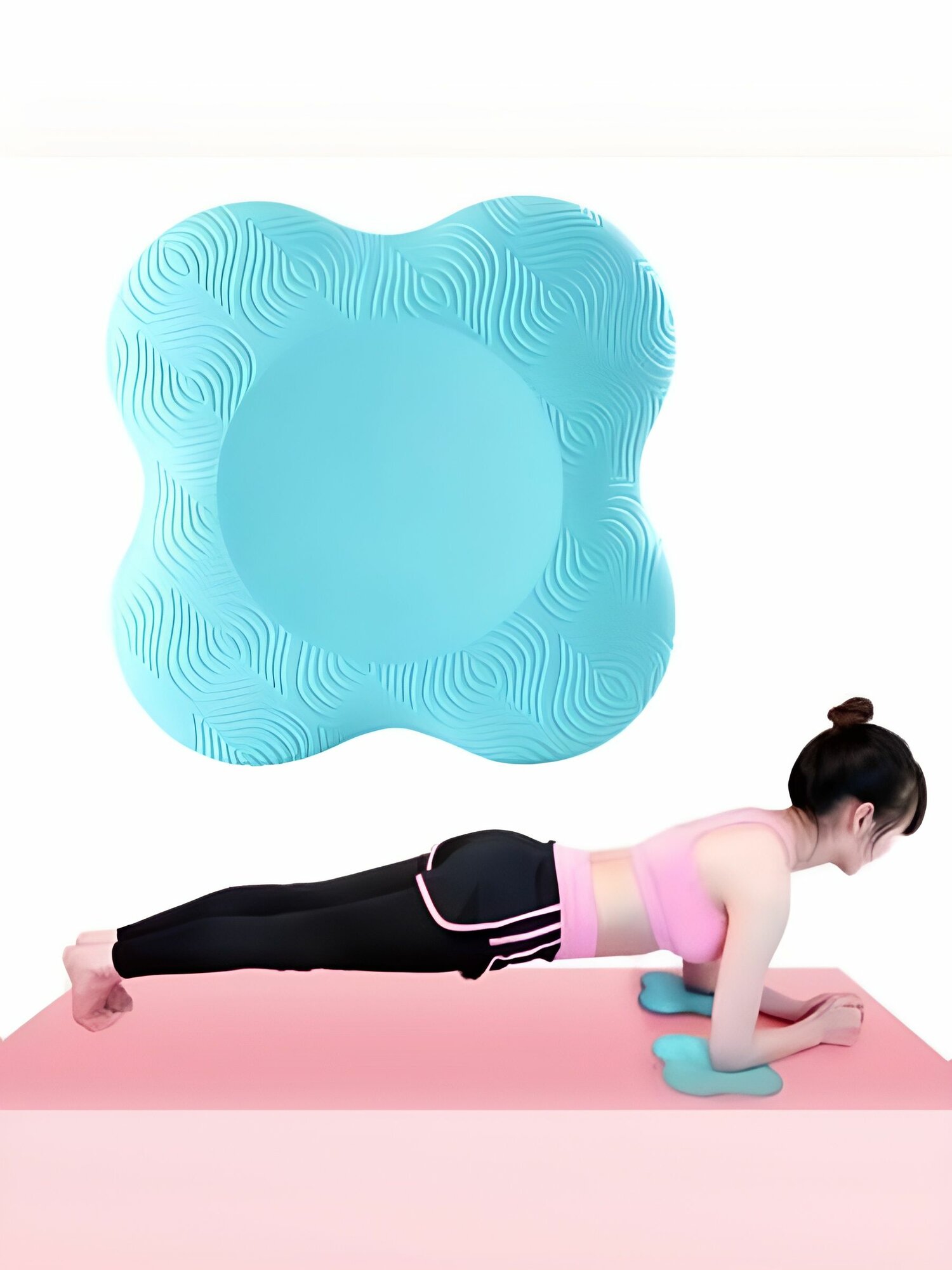 Полусфера диск опорный надувной D34434 голубой, ПВХ d-20см 56-602