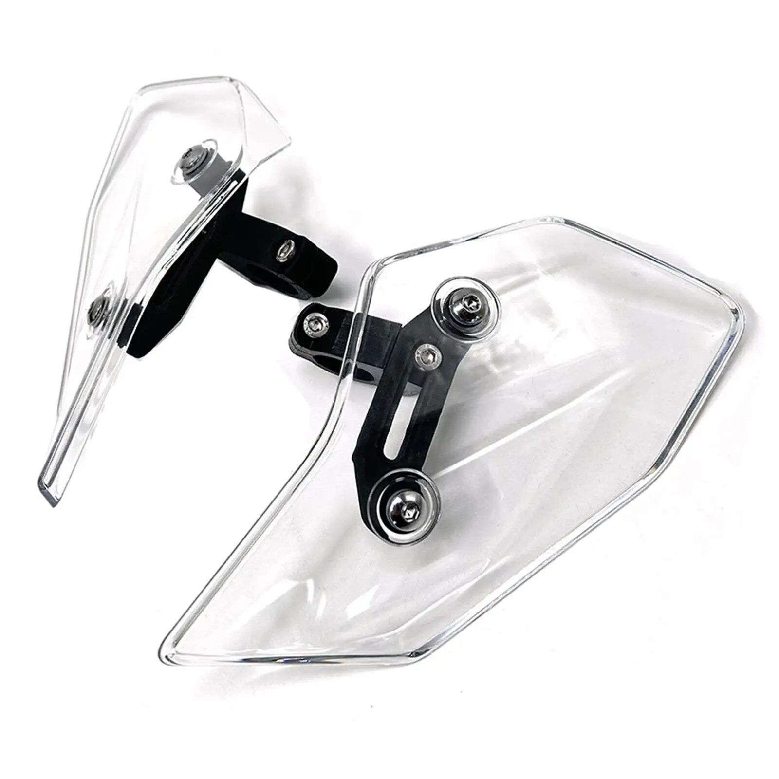 2x боковой ветровой дефлектор для мотоцикла лобовые стекла для мотоцикла профессиональный спойлер для лобового стекла аксессуары для мотоцикла защита Clear