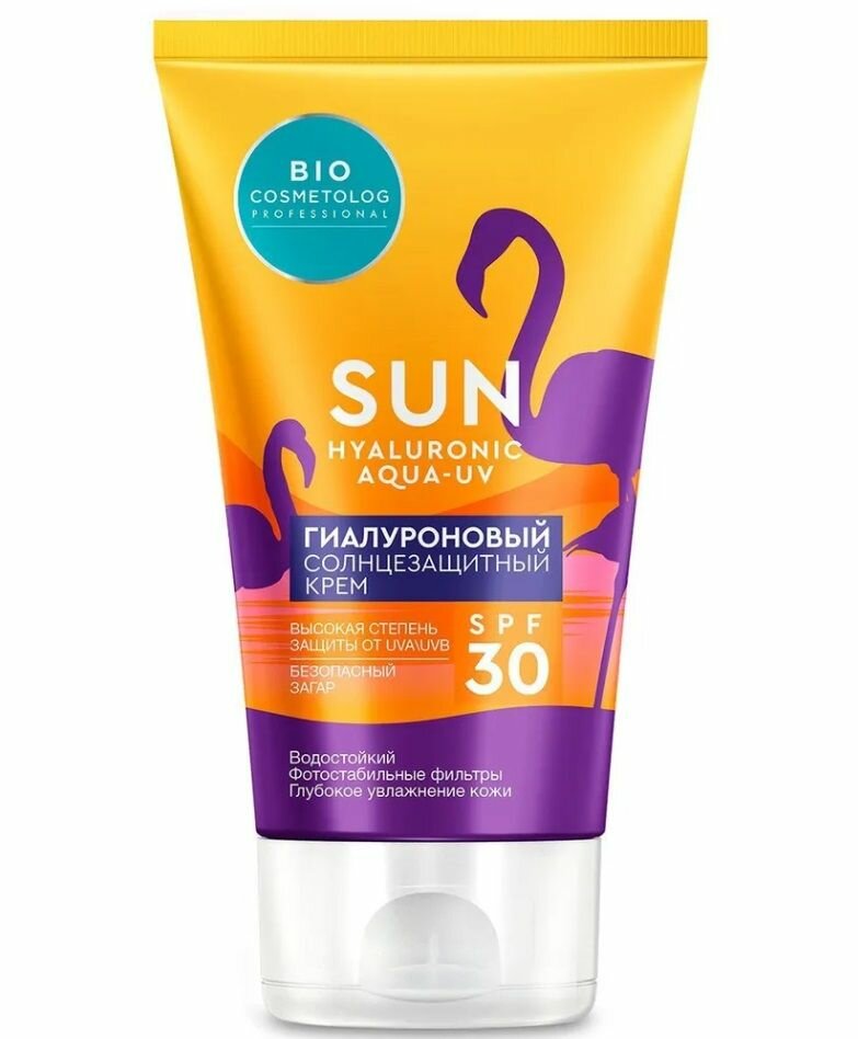Крем солнцезащитный BIO COSMETOLOG PROFESSIONAL 150мл гиалуроновый 30 spf