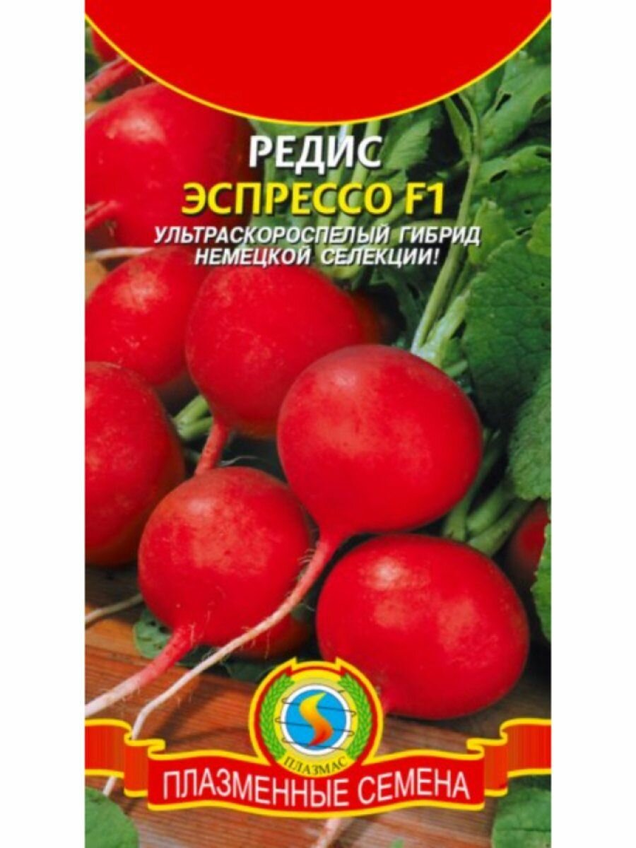 Редис Эспрессо F1 1 г Плазменные семена
