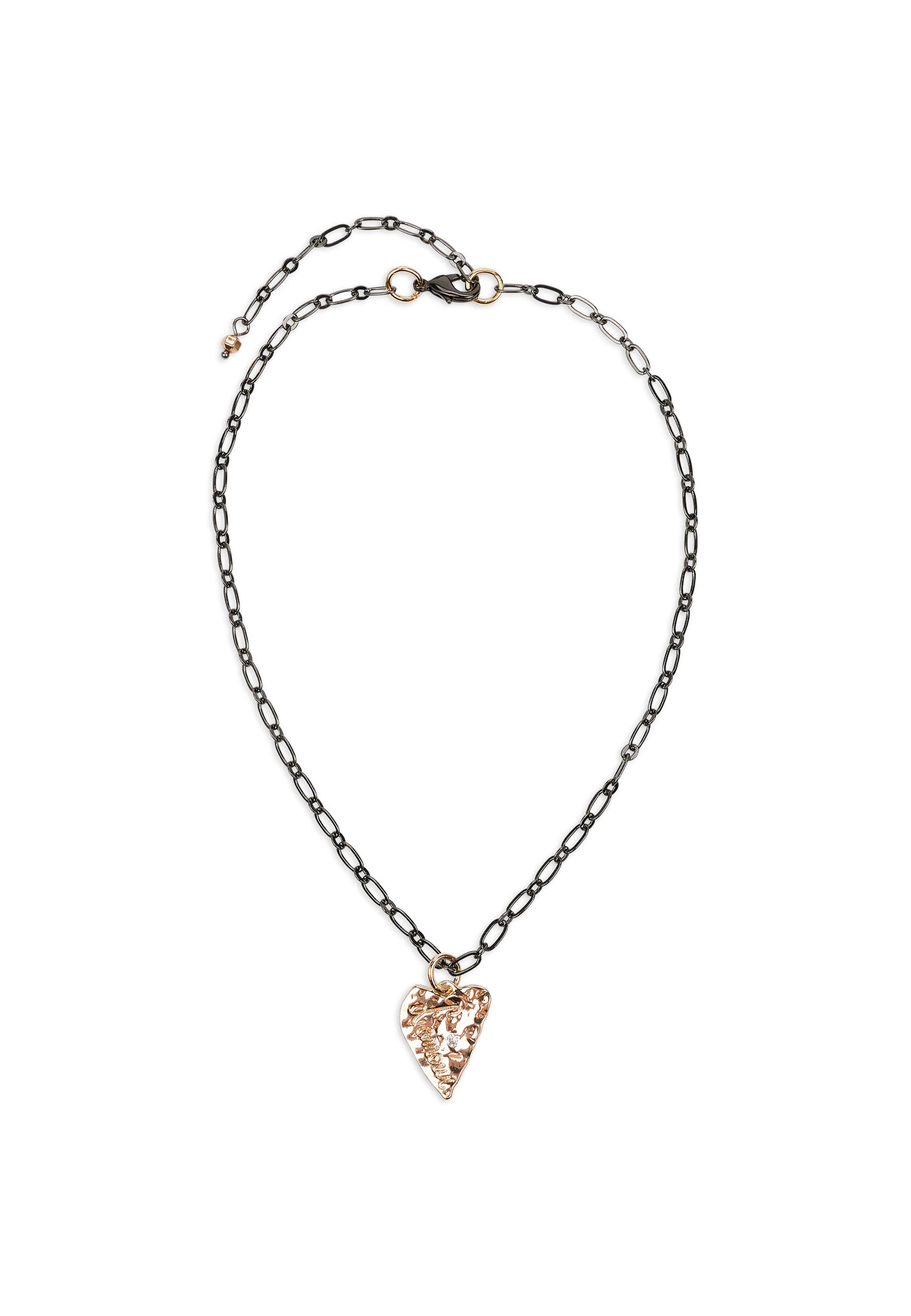 Чокер YAROSLAVNA, варисцит, циркон, гематит, длина 42 см, черный, красный — фото 1