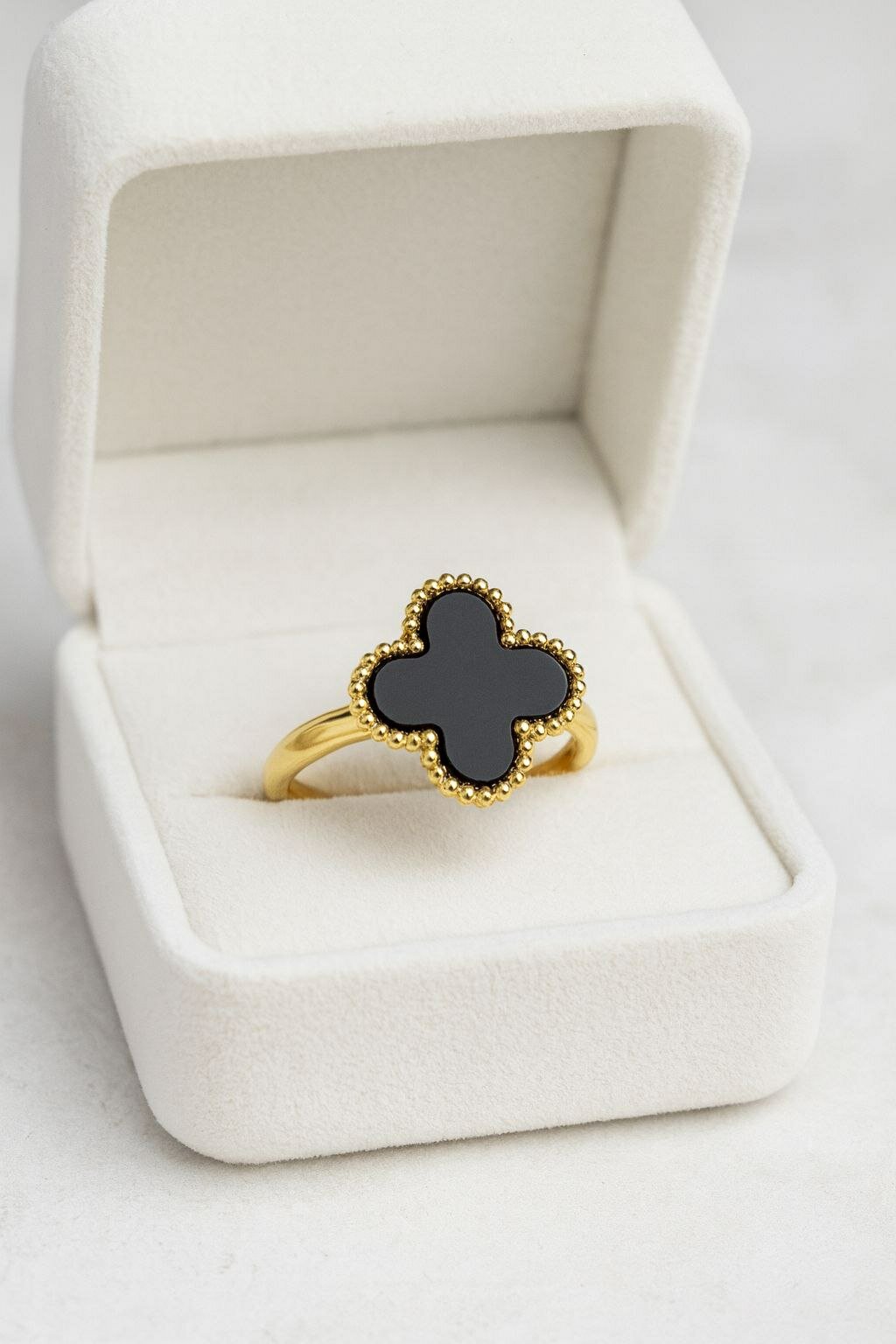 Кольцо наборное XUPING JEWELRY, металл, безразмерное, ширина 17 мм, черный/зеленый — фото 1