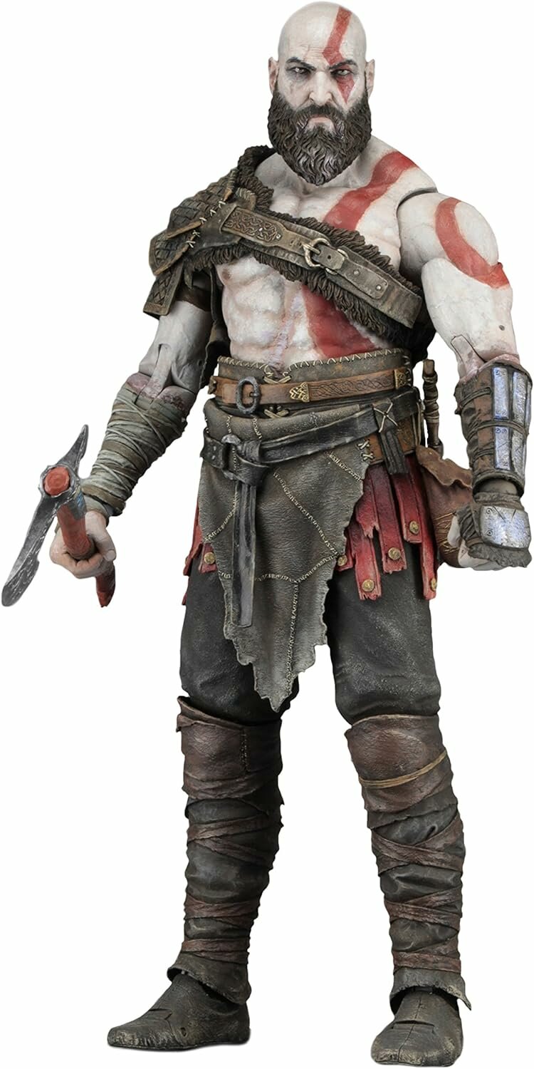 NECA God of War (2018) — фигурка Кратоса 7" (18 см), коллекционная экшн-фигура