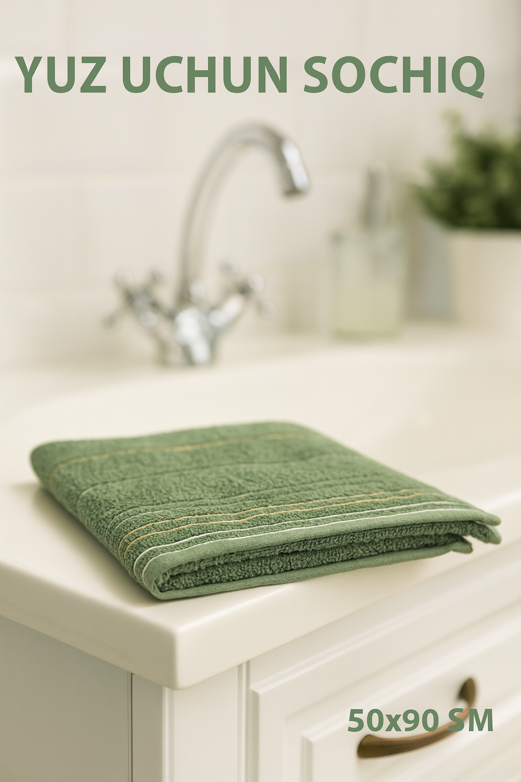 Полотенца для рук, лица, махровые, для лица, рук, 50 x 90 см