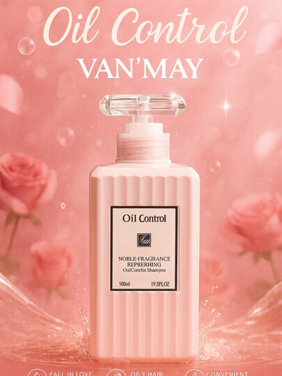 Гель для душа с лепестками роз, VAN'MAY, увлажняющий и питательный, 500 мл