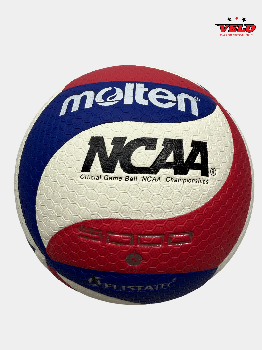 Мяч волейбольный MOLTEN V5M5000, №5, PU, белый-синий-красный