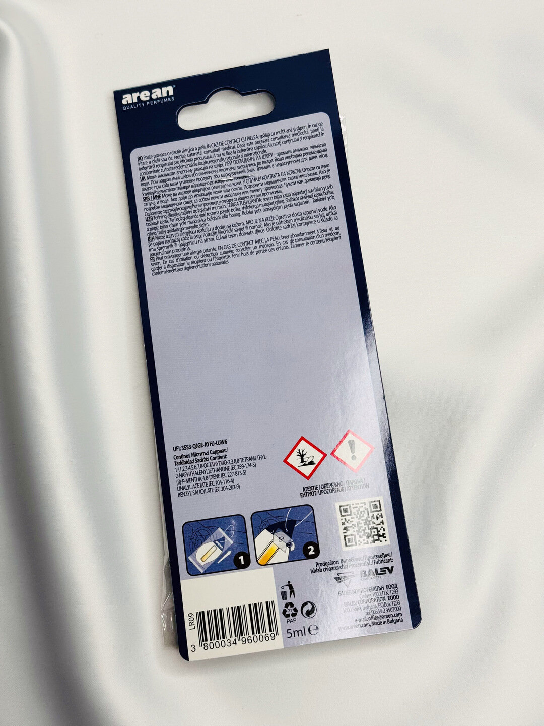 Автомобильный ароматизатор AREAN, 5 мл — фото 1