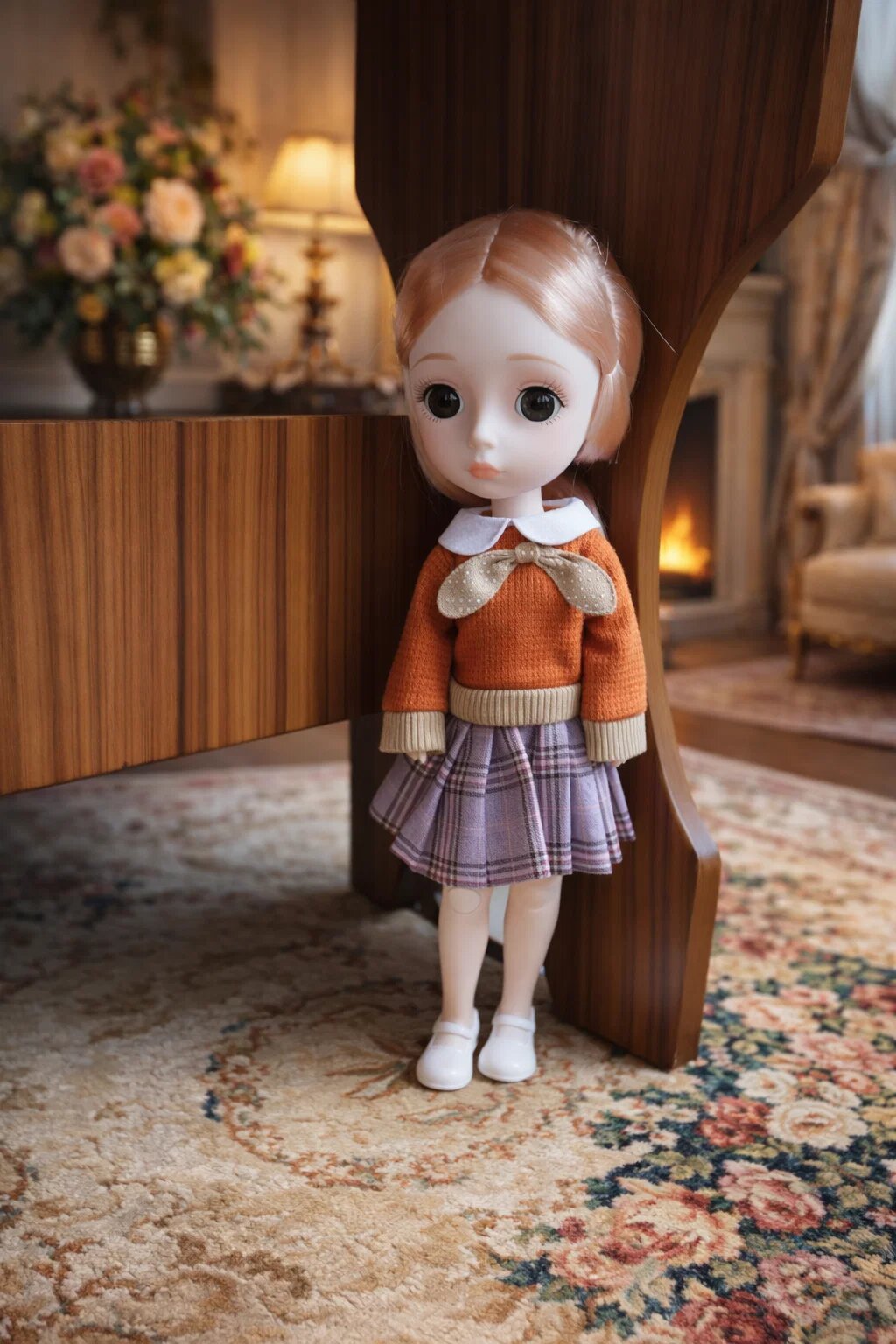 Шарнирная кукла BJD C 3D глазами в стиле аниме 32см музыкальная