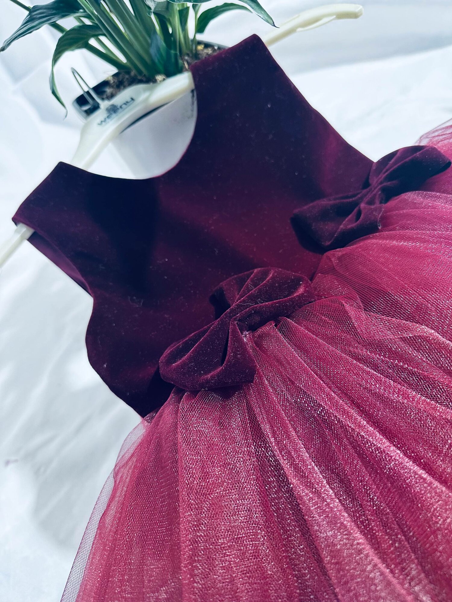 Платье, размер 3, бордо — фото 1