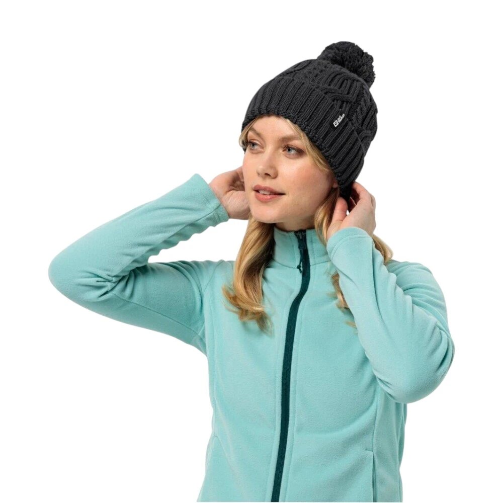 Шапка Jack Wolfskin для женщин, размер OneSize, черный — фото 1