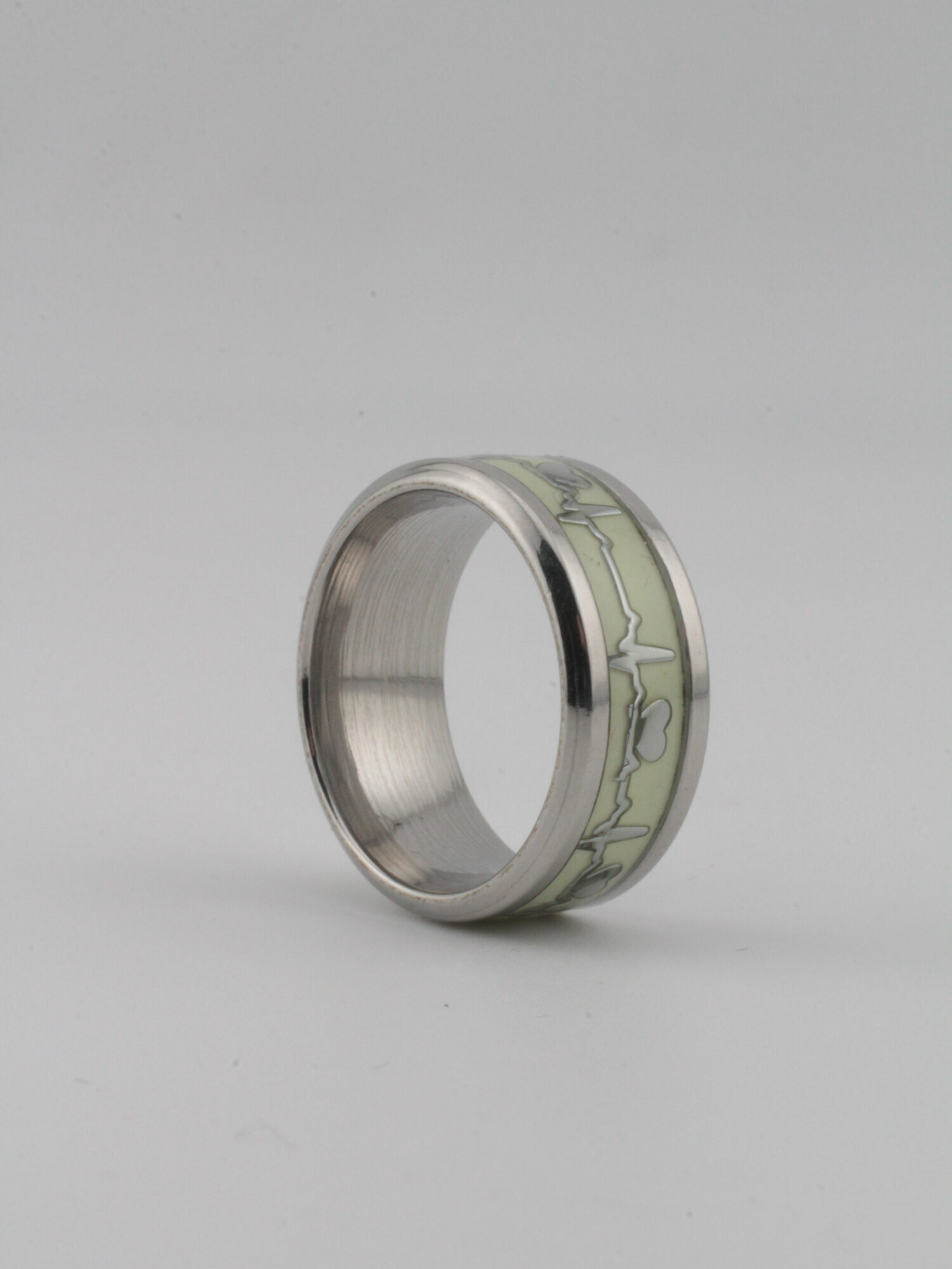 Кольцо обручальное, размер 18, серый — фото 1