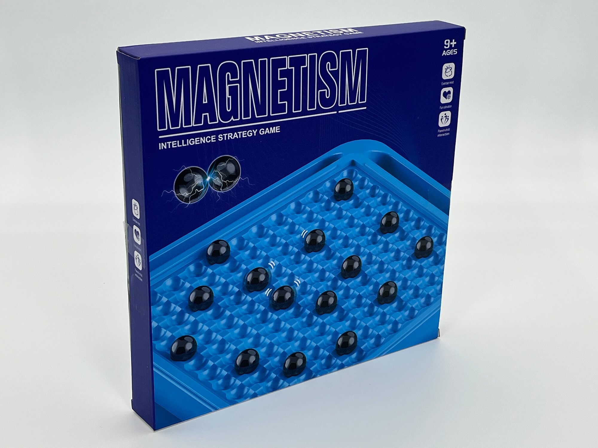 Настольная игра Magnetism, магнитная стратегическая игра, 32 магнитных шара, 9+