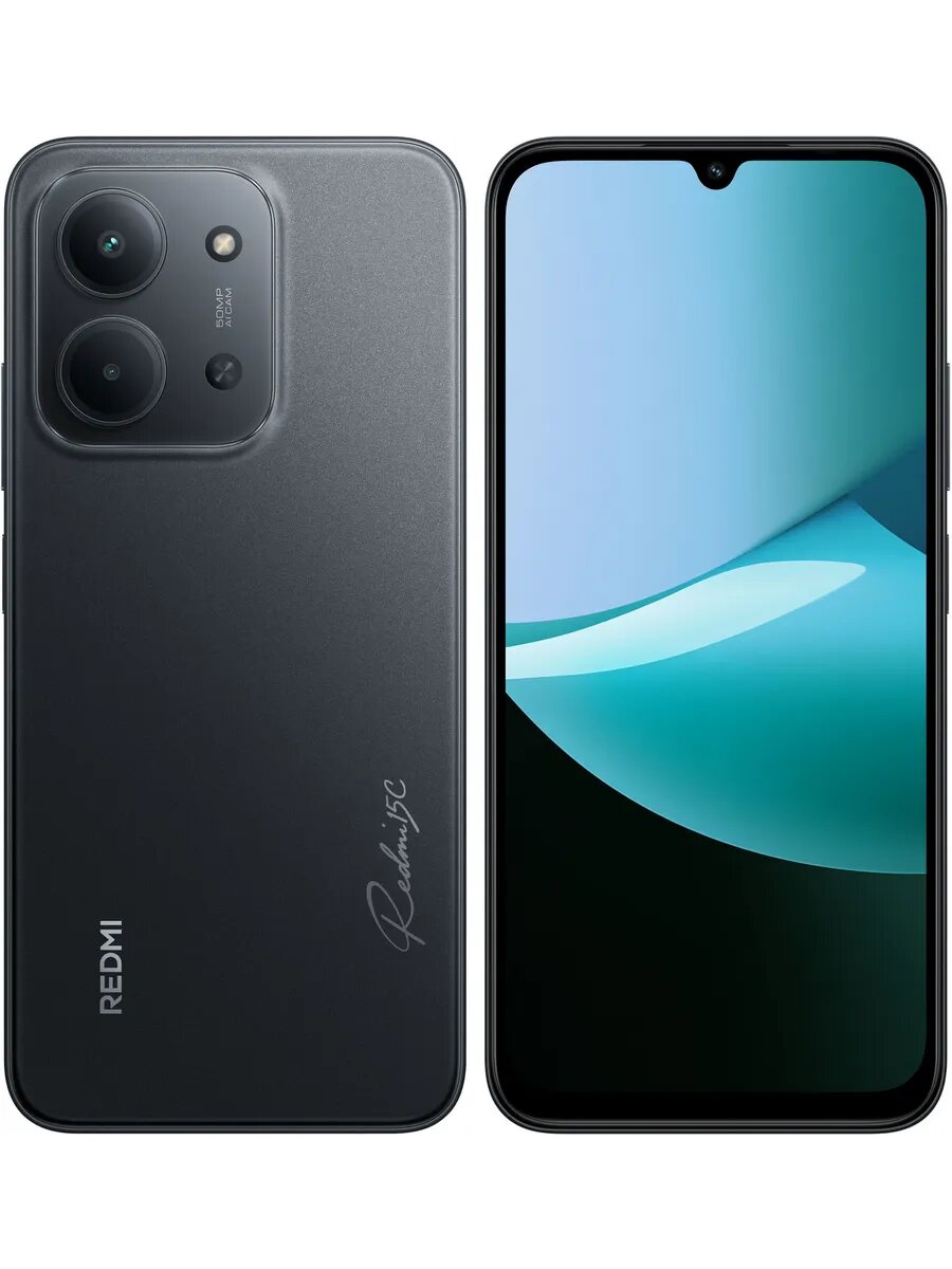 Смартфон Redmi 15C 4GB/128GB Midnight Black [67516]