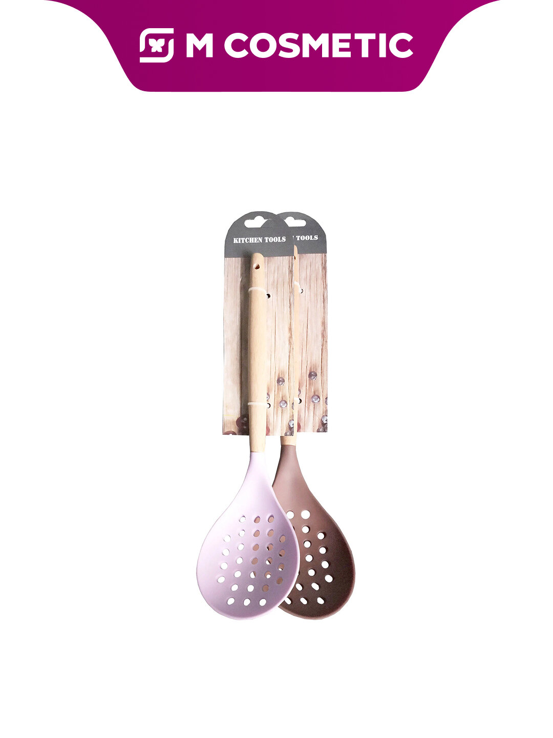 Шумовка промышленные товары, с деревянной ручкой, для посудомойки