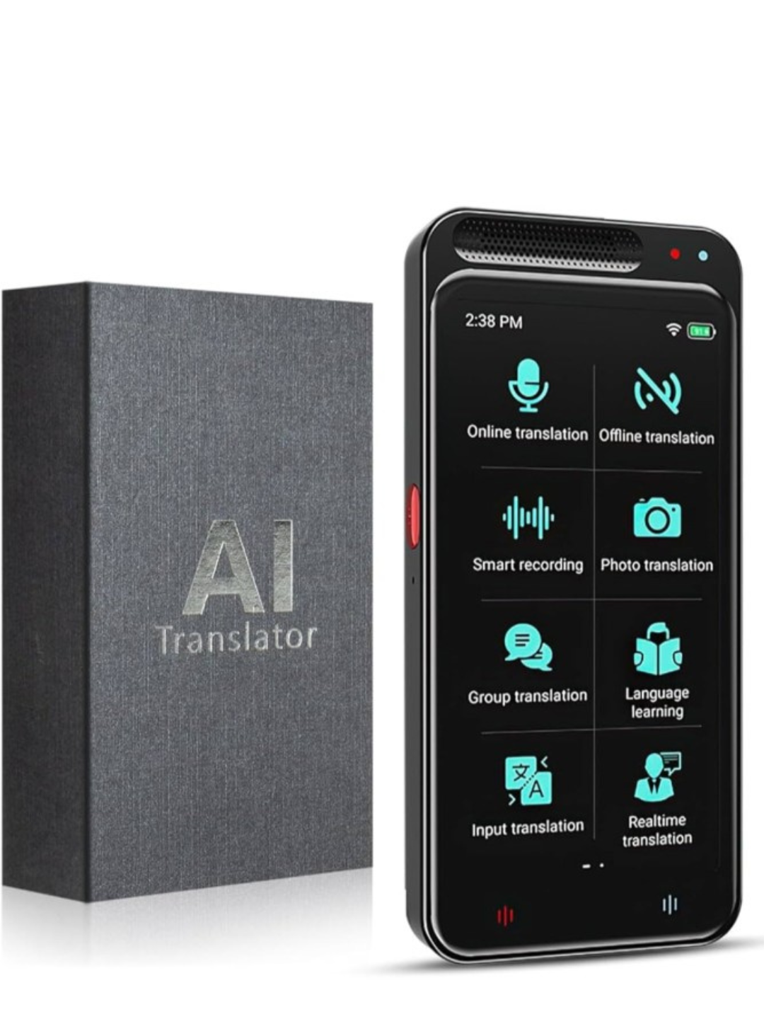 AI Переводчик – Переводите 100+ языков мгновенно! Современное и компактное устройство