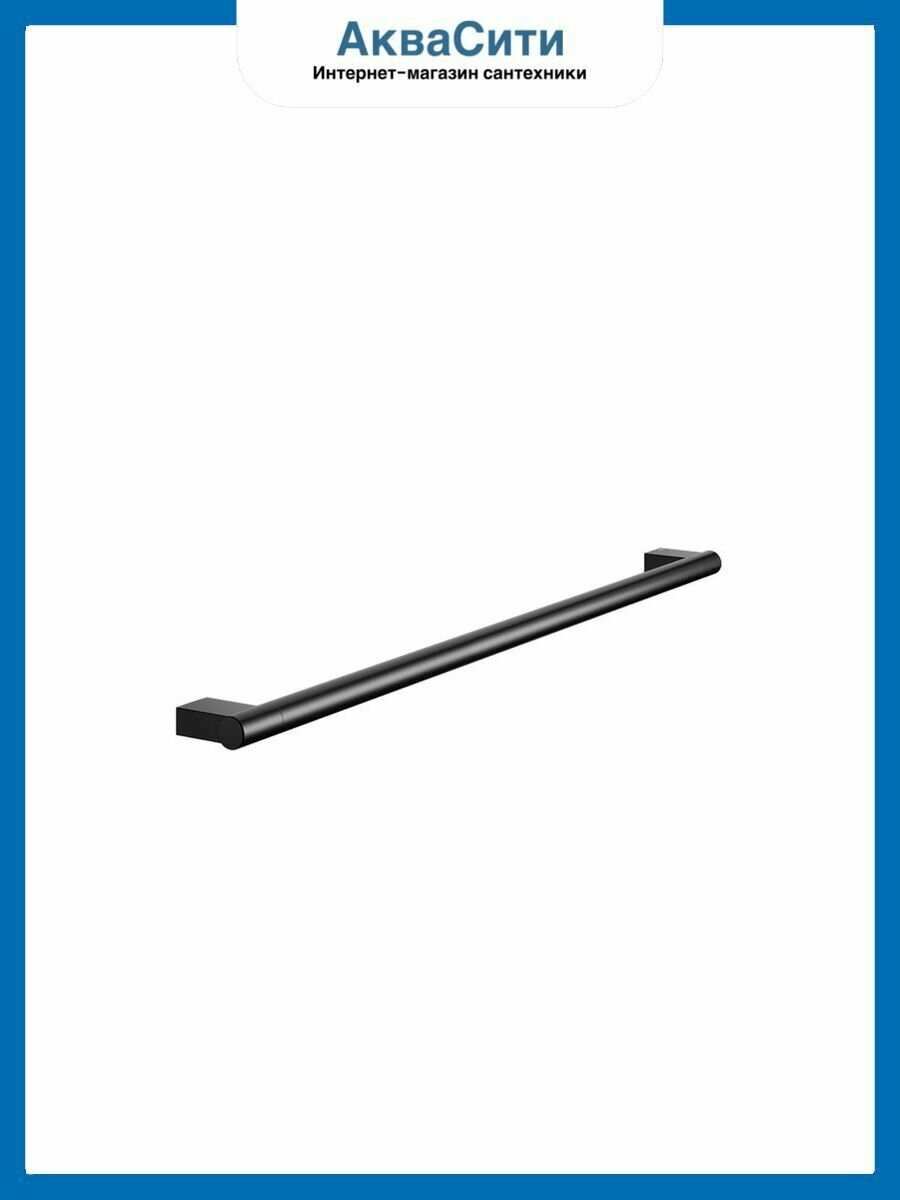 Полотенцедержатель Keuco PLAN 14901370800, 800 mm, латунь, черный (RAL 9011)