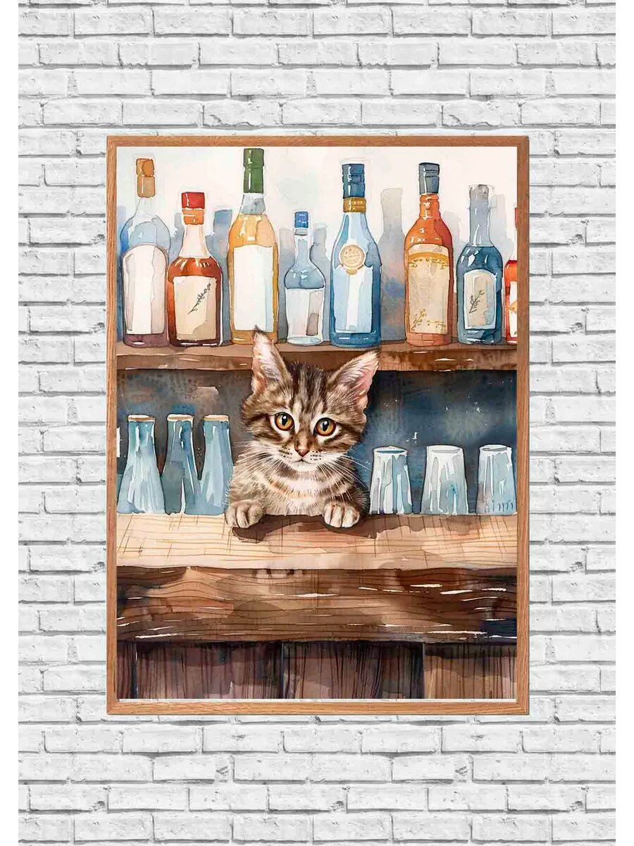 Манчкин Кот-бармен 0, Плакат 30x42см