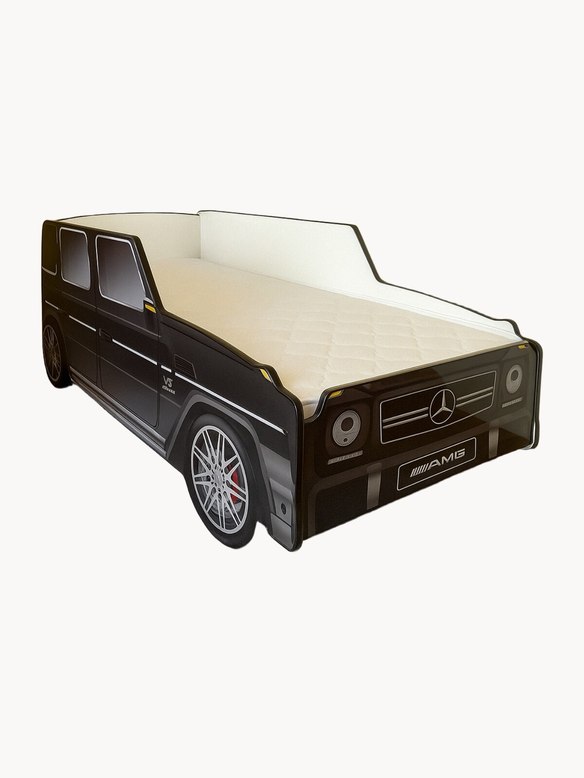 Кровать-машина "Джип Гелик", ЛДСП, на одного, односпальная, нагрузка до 110 кг