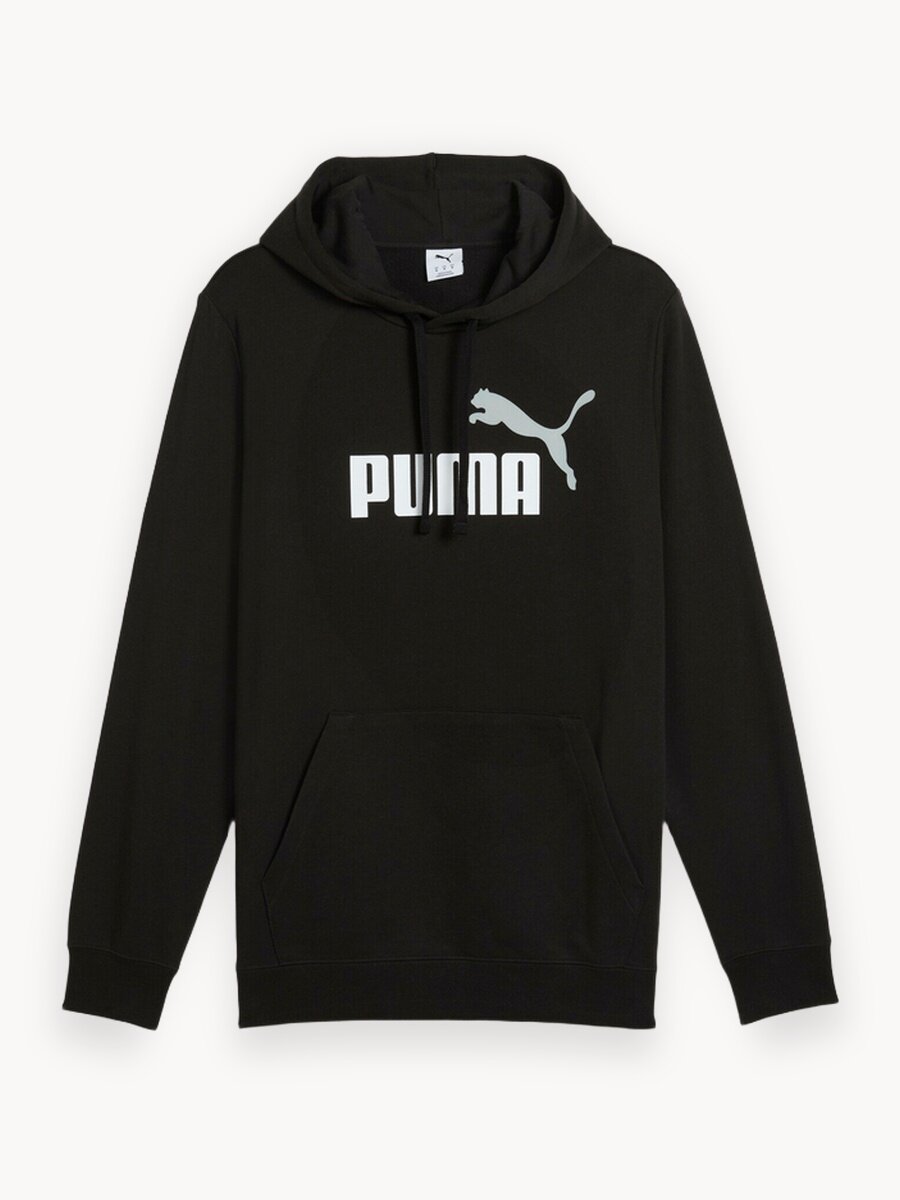 Худи PUMA ESS 2 COLOR No. 1 Logo, размер XL, , черный
