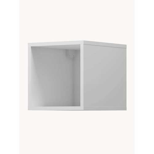 Полка настенная навесной модуль в гостинную PLANO T-3 Белый матовый 30 х 30 х 35 см ШхВхГ 2500₽