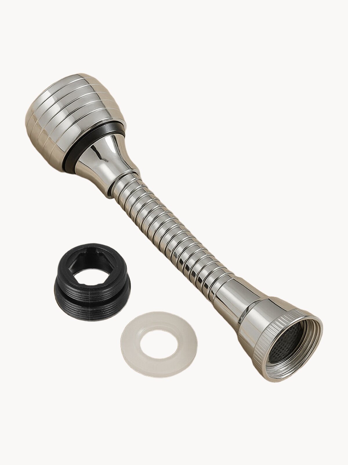 Аэратор для смесителя, на шланге, поворотный, 15 см/ аэратор на смеситель, 2 режима