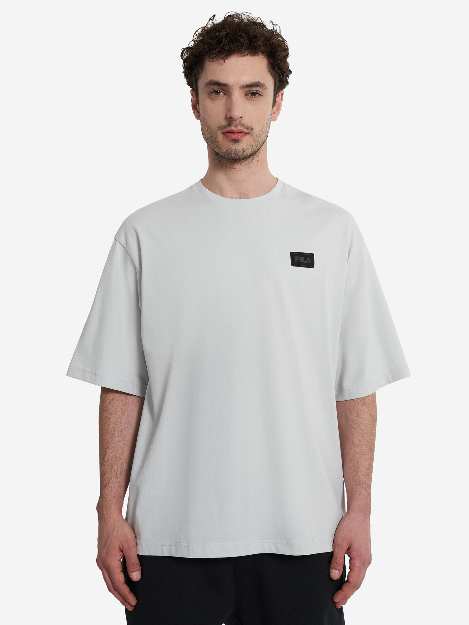 Футболка спортивная Fila, размер 48-50, светло-серый — фото 1