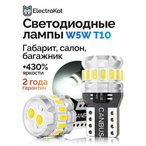 Светодиодные лампы для авто ElectroKot MiniMax H7 желтый свет 3000K 2 шт