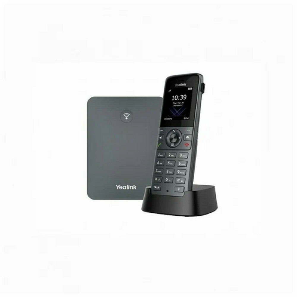 Yealink VoIP-телефон W73P DECT-трубка база W70B + трубка W73H до 10 SIP - аккаунтов, до 10 трубок на базу, до 20 одноврем. Вызовов
