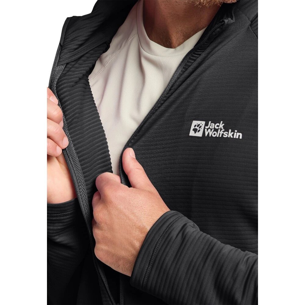 Олимпийка Jack Wolfskin, размер S, , черный — фото 1