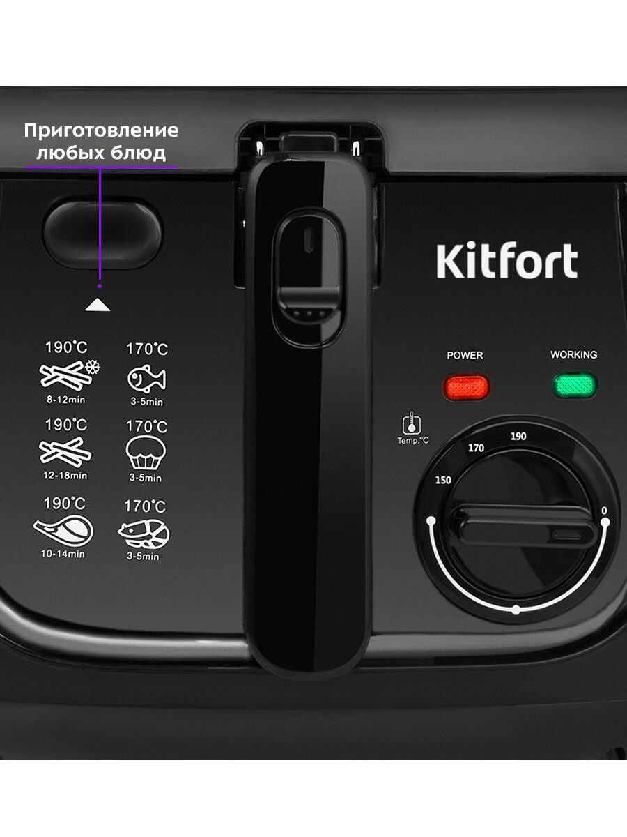 Фритюрница Kitfort KT-2018 — фото 1