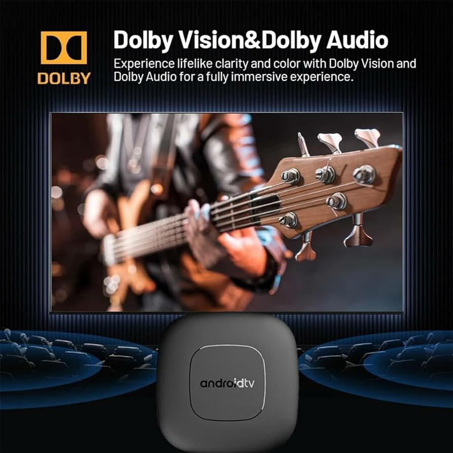 ТВ-приставка Mortal T1, Android TV, 8K, Bluetooth, Wi-Fi, AirPlay, Chromecast, пульт ДУ — фото 1