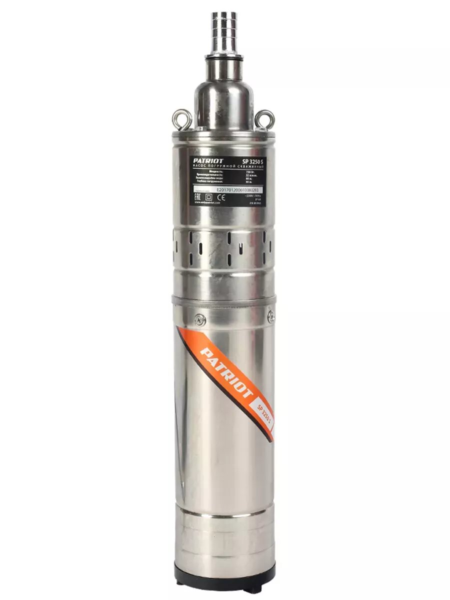 Насос PATRIOT "SP 3250", для скважины, мощность 750Вт, погружной, винтовой механизм