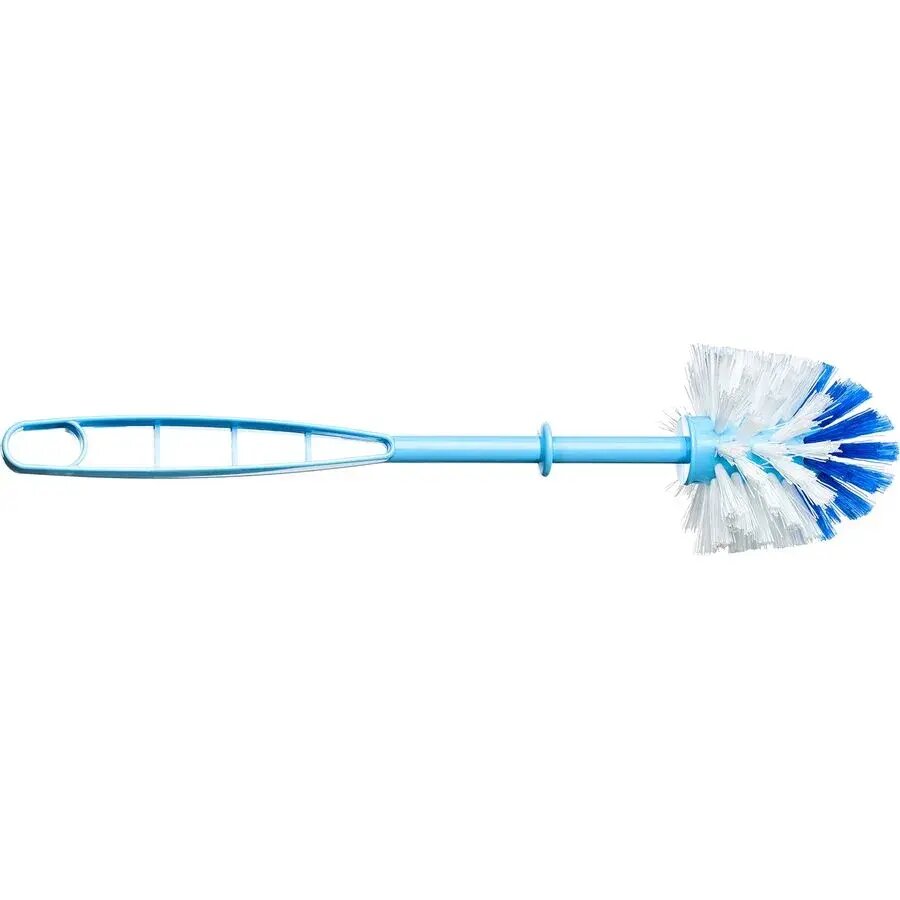 Ёрш для унитаза с подвесным креплением синий пластик/металл эргономичная ручка