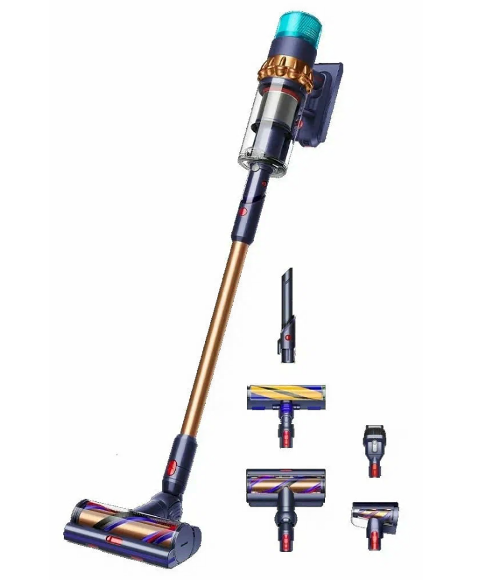 Пылесос Dyson Gen5Detect (SV23) MY, Prussian Blue/Copper, сухая уборка