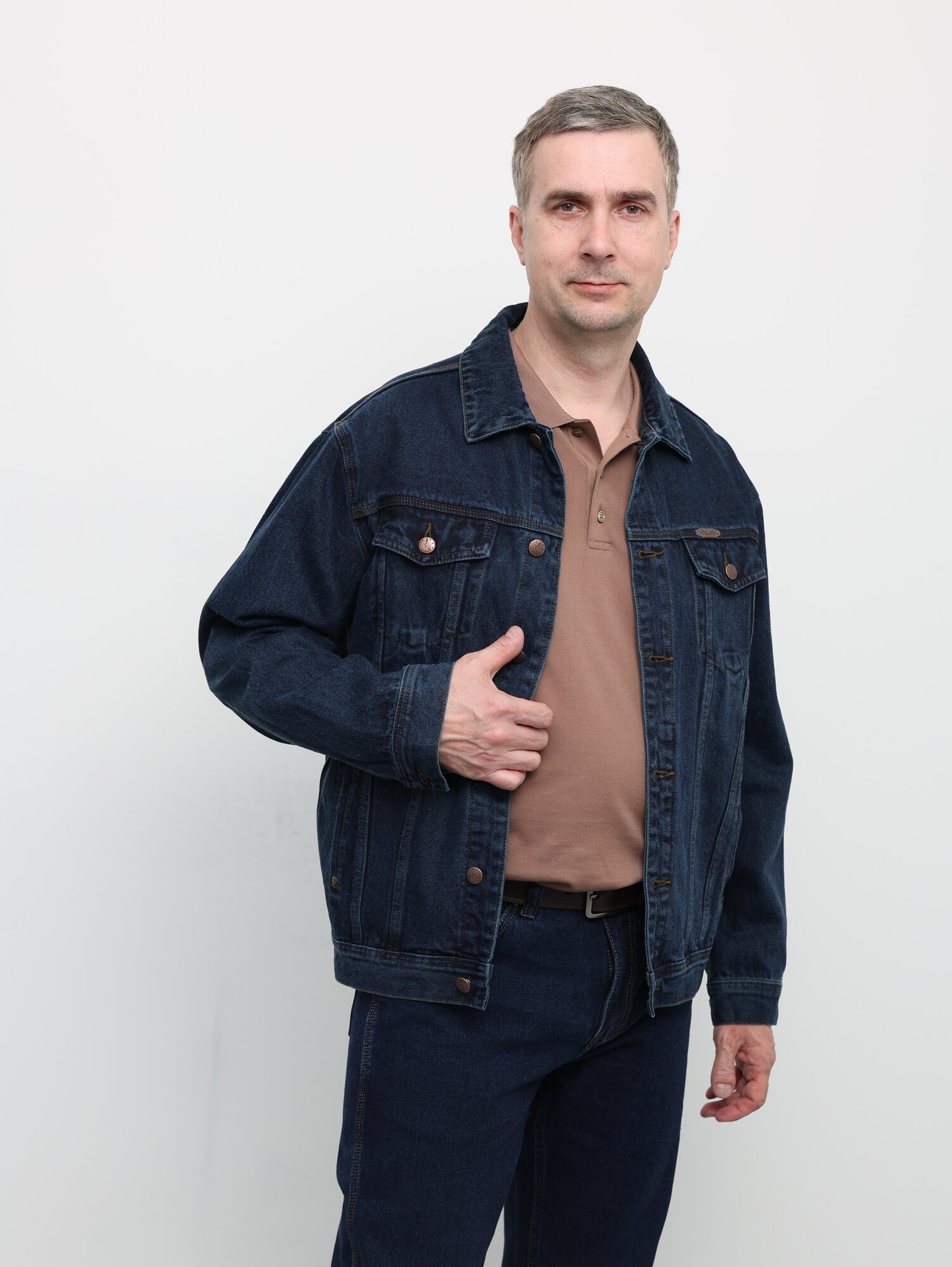 Куртка джинсовая Montana, размер 3XL, темно-синий