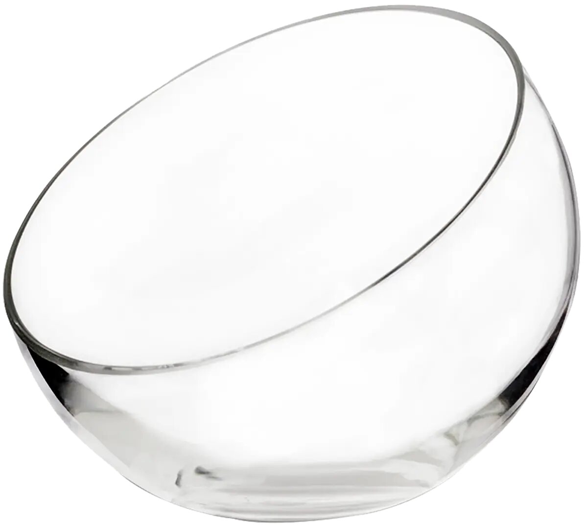 Ваза-подсвечник Анабель стекло 12.5 см прозрачный