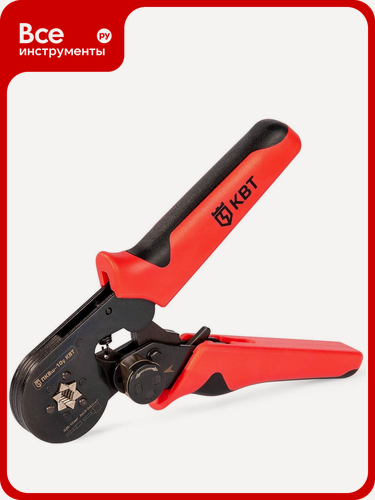 Изображение товара Пресс-клещи серия КВТ профи ПКВш-10у 92311, 2х6.0 мм, все типоразмеры диапазона