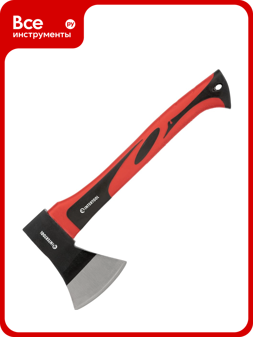 Топор INTERTOOL 800 г, ручка из фибергласса HT-0262