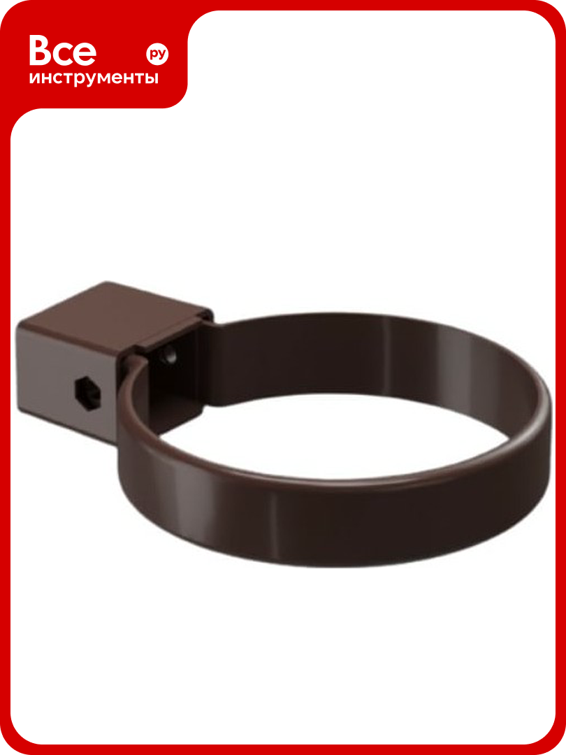 Универсальный хомут Docke STANDARD 80 мм темно-коричневый PVTK-1023