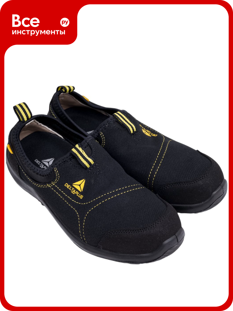 Полуботинки комбинированные антистатические из поликоттона Delta Plus MIAMI S1P SRS ESD черный р.39 MIAMIEPNO39