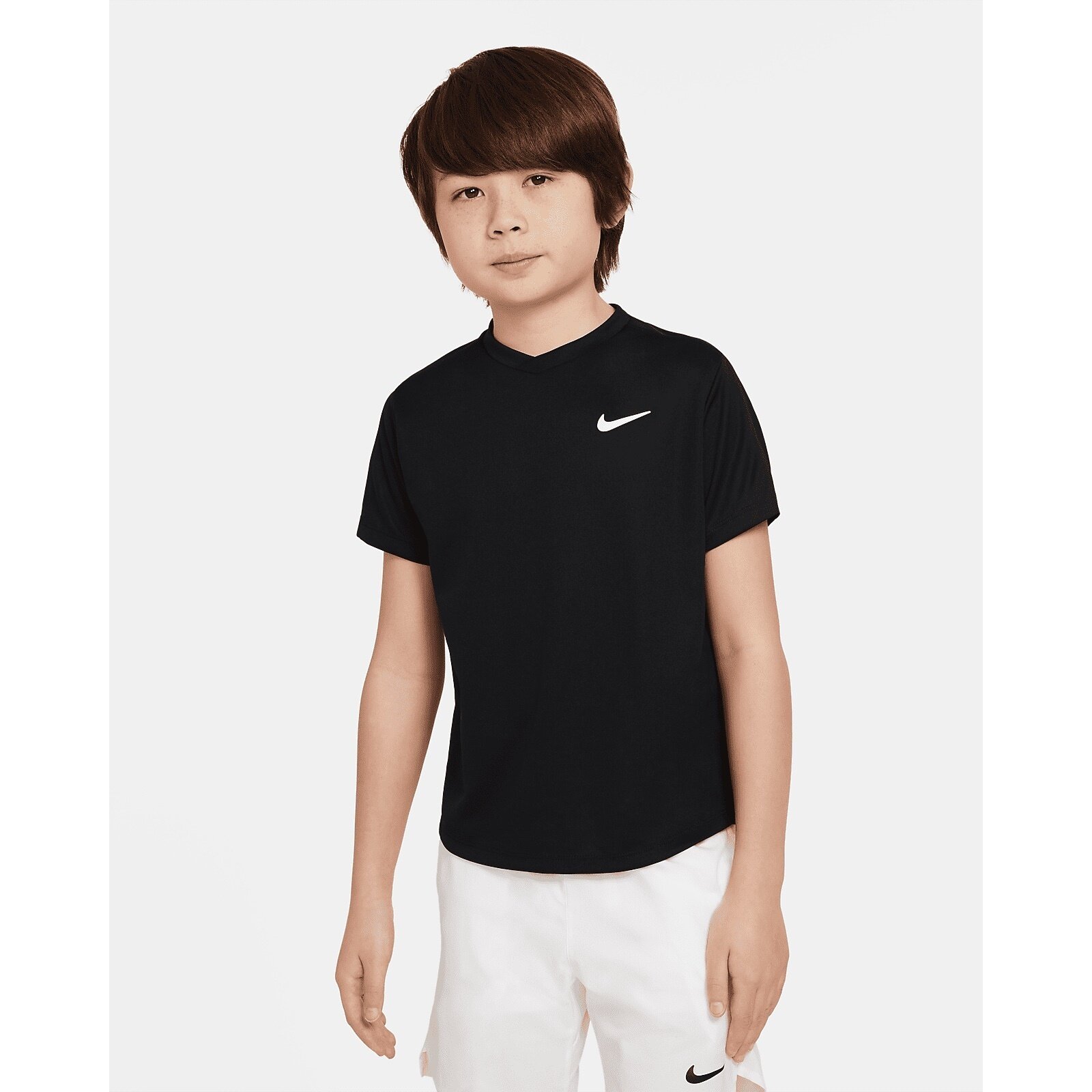 Футболка спортивная NIKE Nike Court Dri-Fit Victory, размер XS, черный
