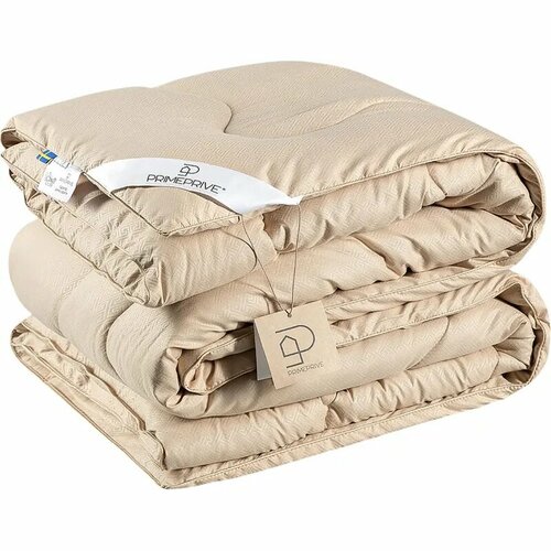 фото Prime prive одеяло евро, всесезонное "camel softy" облегченное 200 г/м2, верблюжья шерсть, микроволокно "climafiber", 200x220