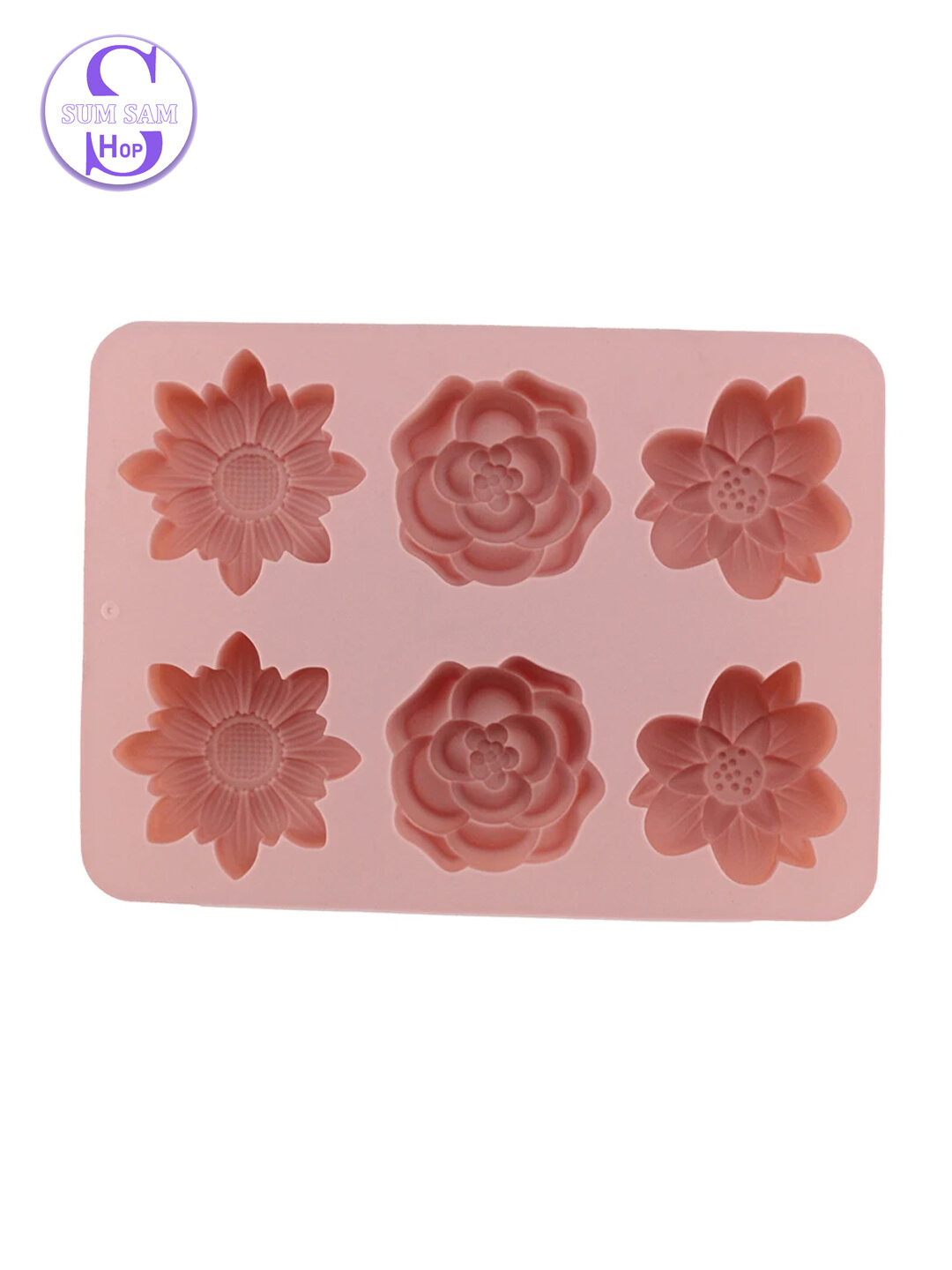 Силиконовые формы для выпечки: цветы ромашки, розы пищевой силикон — фото 1