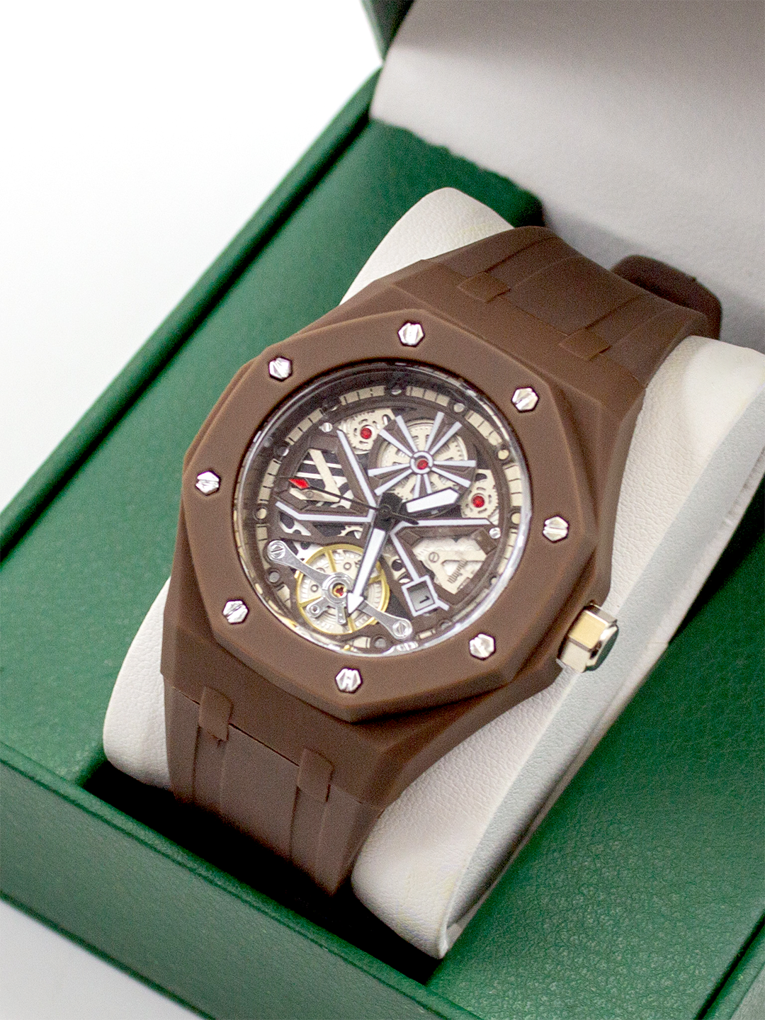 Наручные часы Richard Mille Casual, коричневый — фото 1