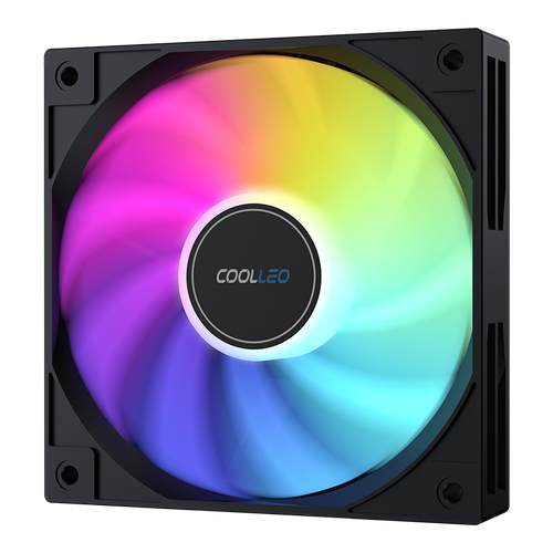 Вентилятор для корпуса Coolleo CL-B25-B11A 120 мм. A-RGB Black