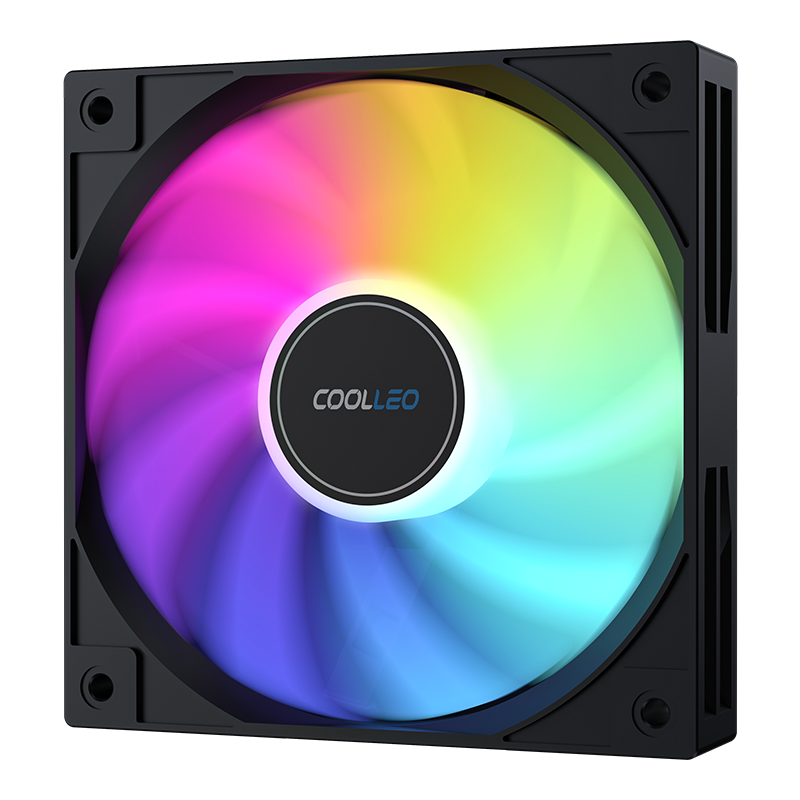 Вентилятор для корпуса Coolleo CL-B25-B11A 120 мм. A-RGB Black