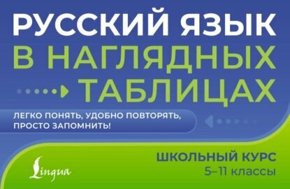 Русский язык в наглядных таблицах. Школьный курс. 5-11 классы [Цифровая книга]