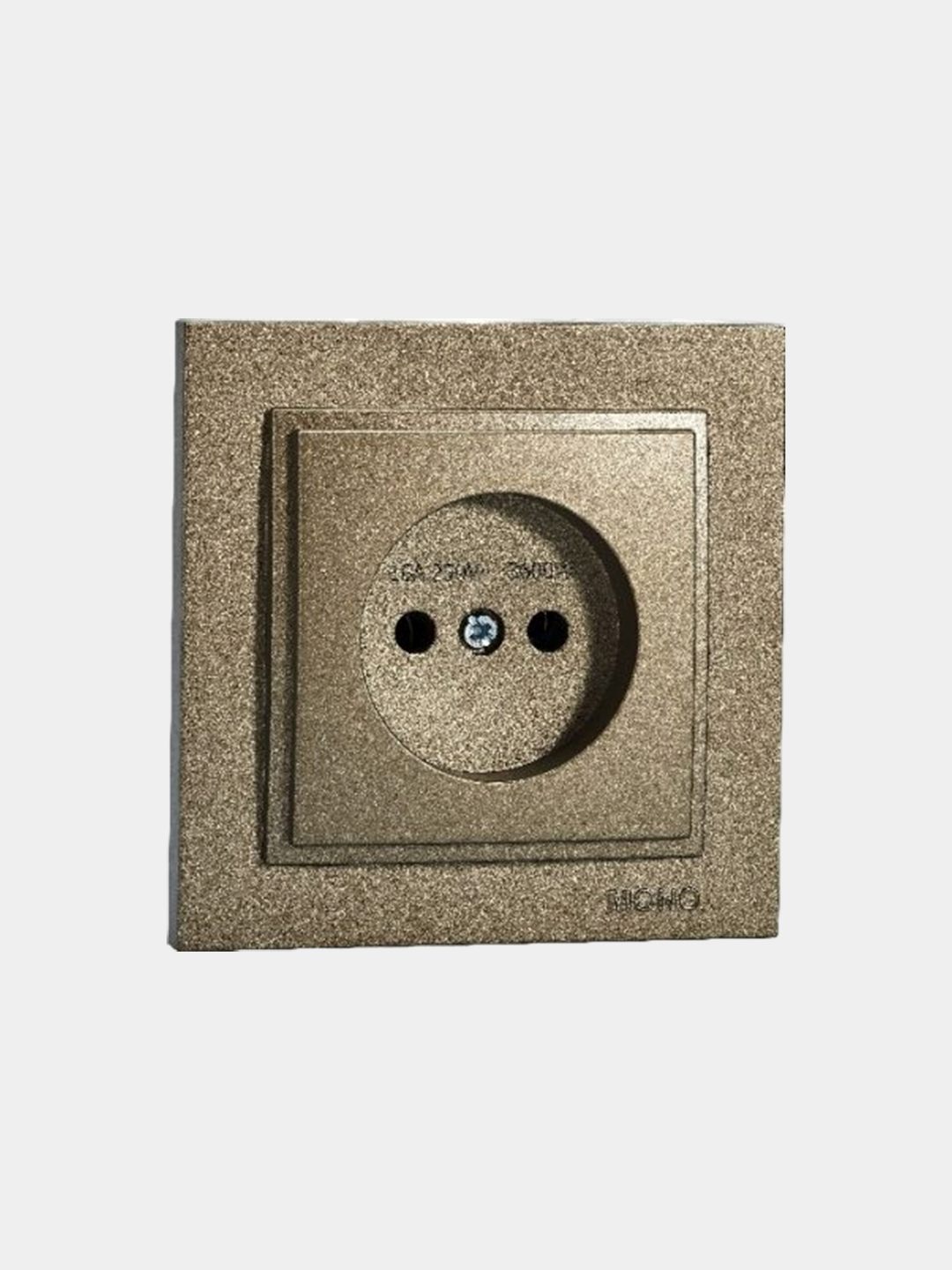 Розетки без заземления Voltus MONO ELECTRIC Despina белый, черный, серебряный, золотой, хром