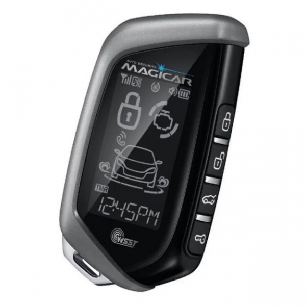 Автосигнализация Magicar 907 люкс, с автозапуском, LCD-брелок, двусторонняя связь