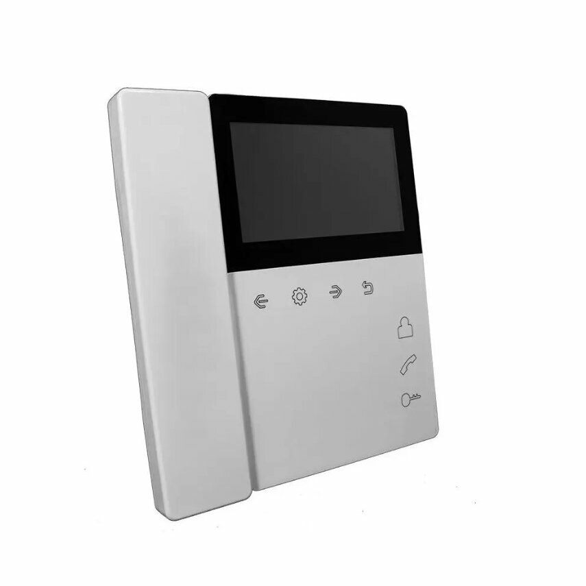 Tantos 00-00096563 Видеодомофон Elly белый с трубкой